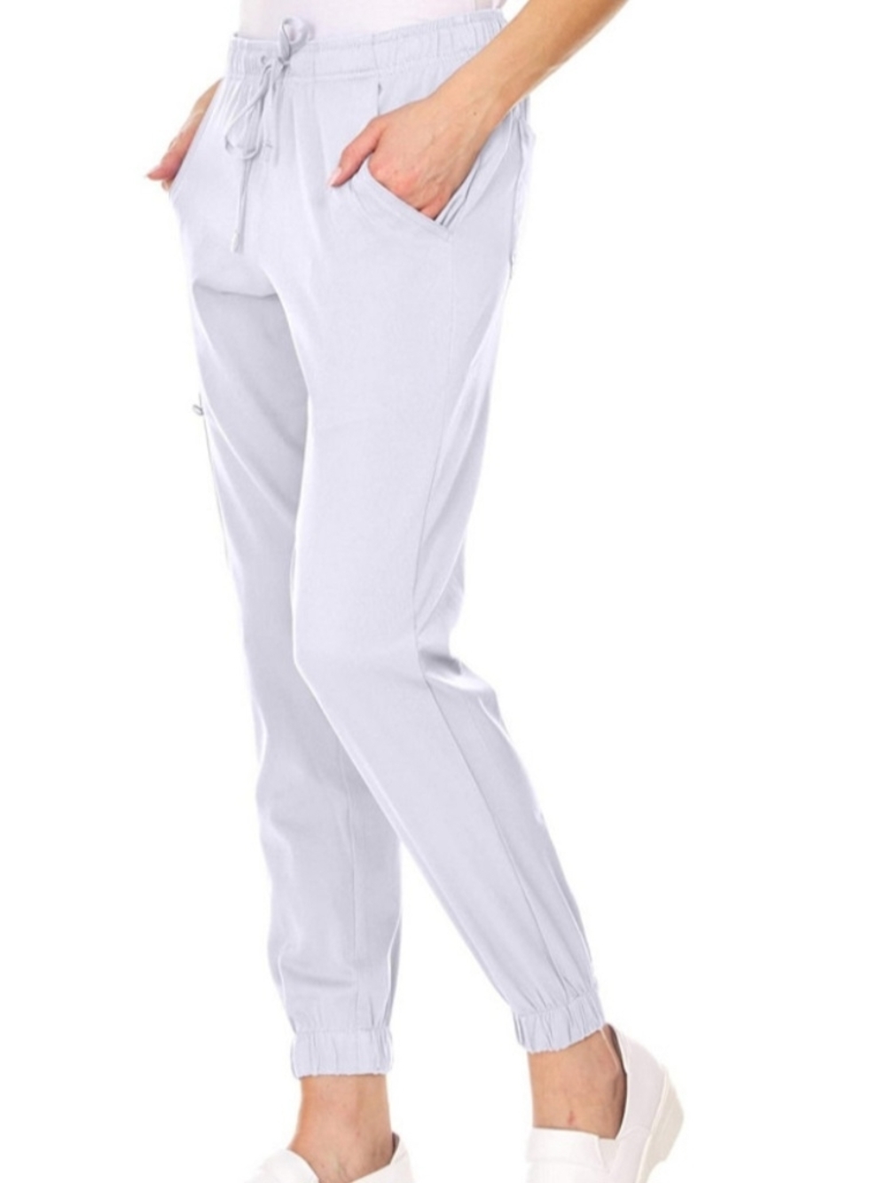 MEDICHIC Women's Light Lavender Elastic Waist Scrub Pants